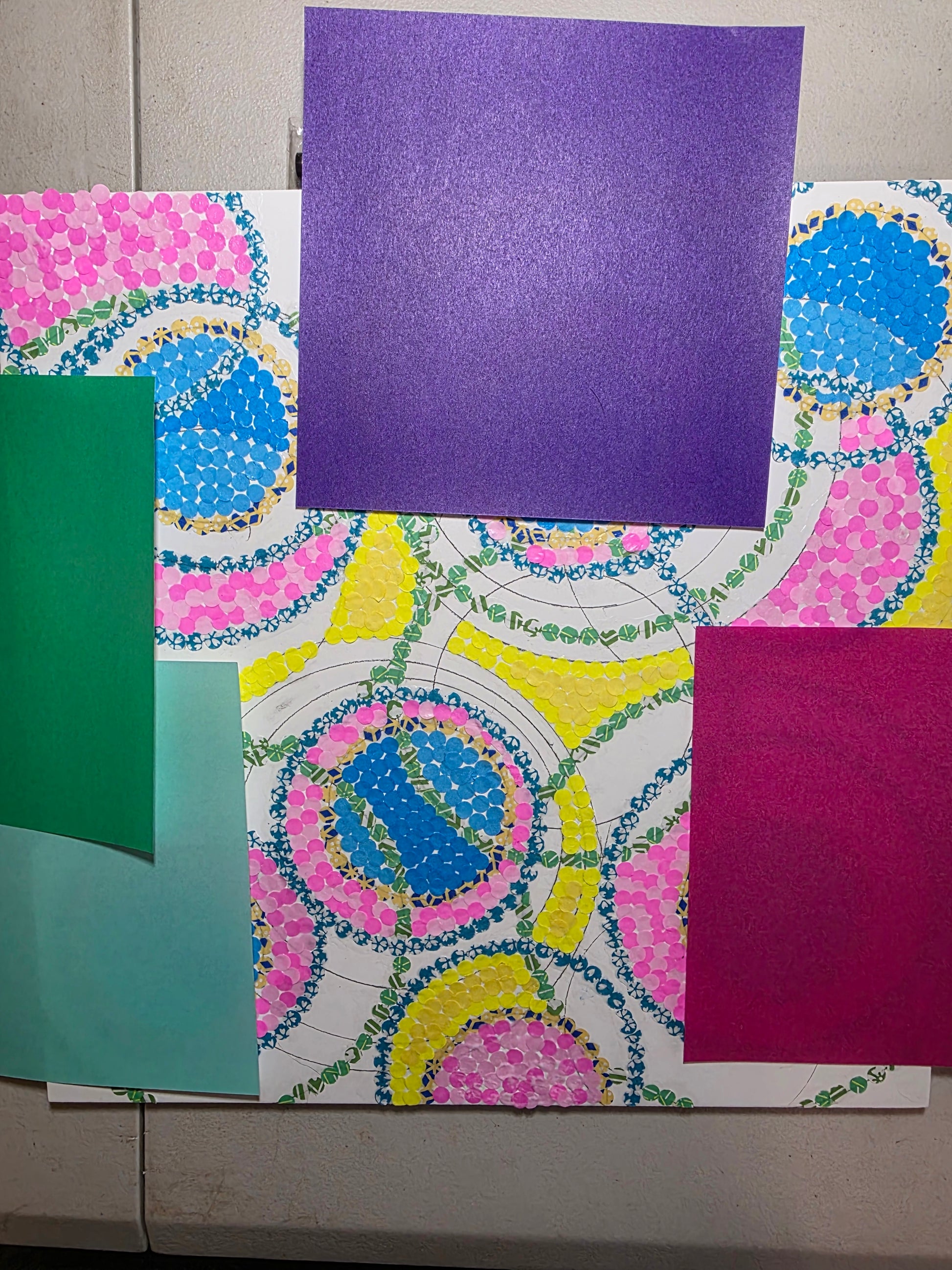 Light and Life | Dot Series | 12" x 12" | Mixed media on panel board | 2025 | Unframed