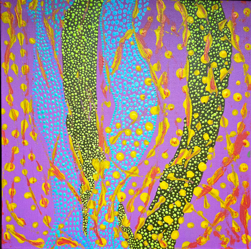Blossoms | Dot Series | 12" x 12" | Acrylic on panel board | 2025 | Unframed