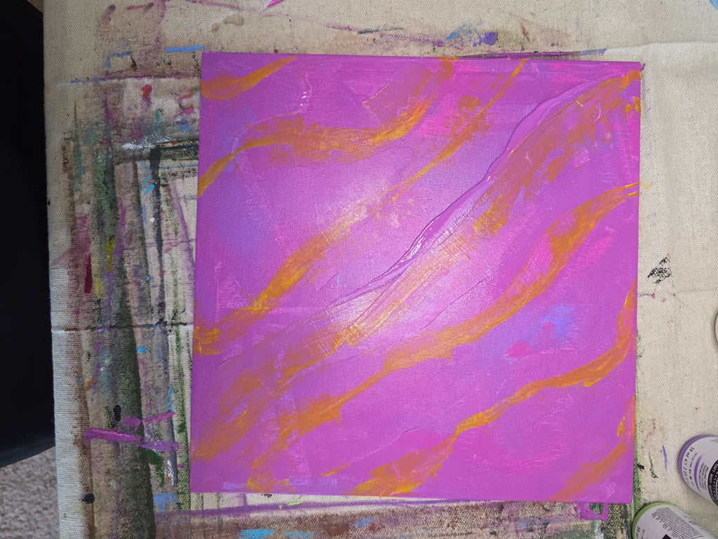 Blossoms | Dot Series | 12" x 12" | Acrylic on panel board | 2025 | Unframed