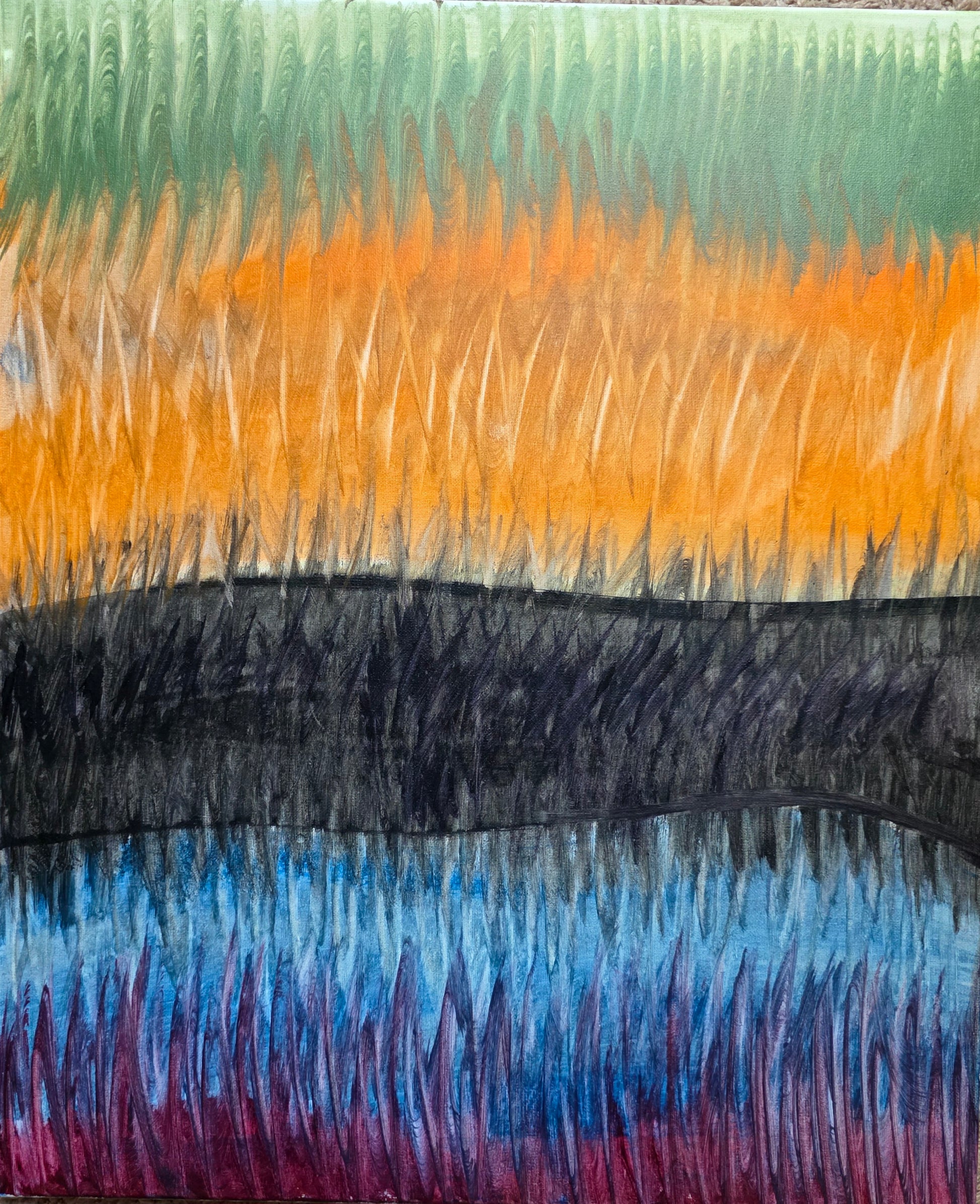 Dawn | Expression Series | 20" x 24" | Acrylic on canvas | 2025 | Unframed