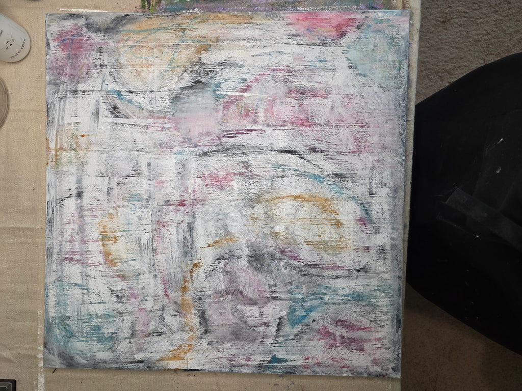 Circle Synch | Expression Series | 20" x 20" | Acrylic on canvas | 2025 | Unframed