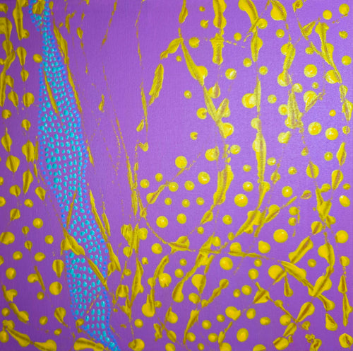 Blossoms | Dot Series | 12" x 12" | Acrylic on panel board | 2025 | Unframed