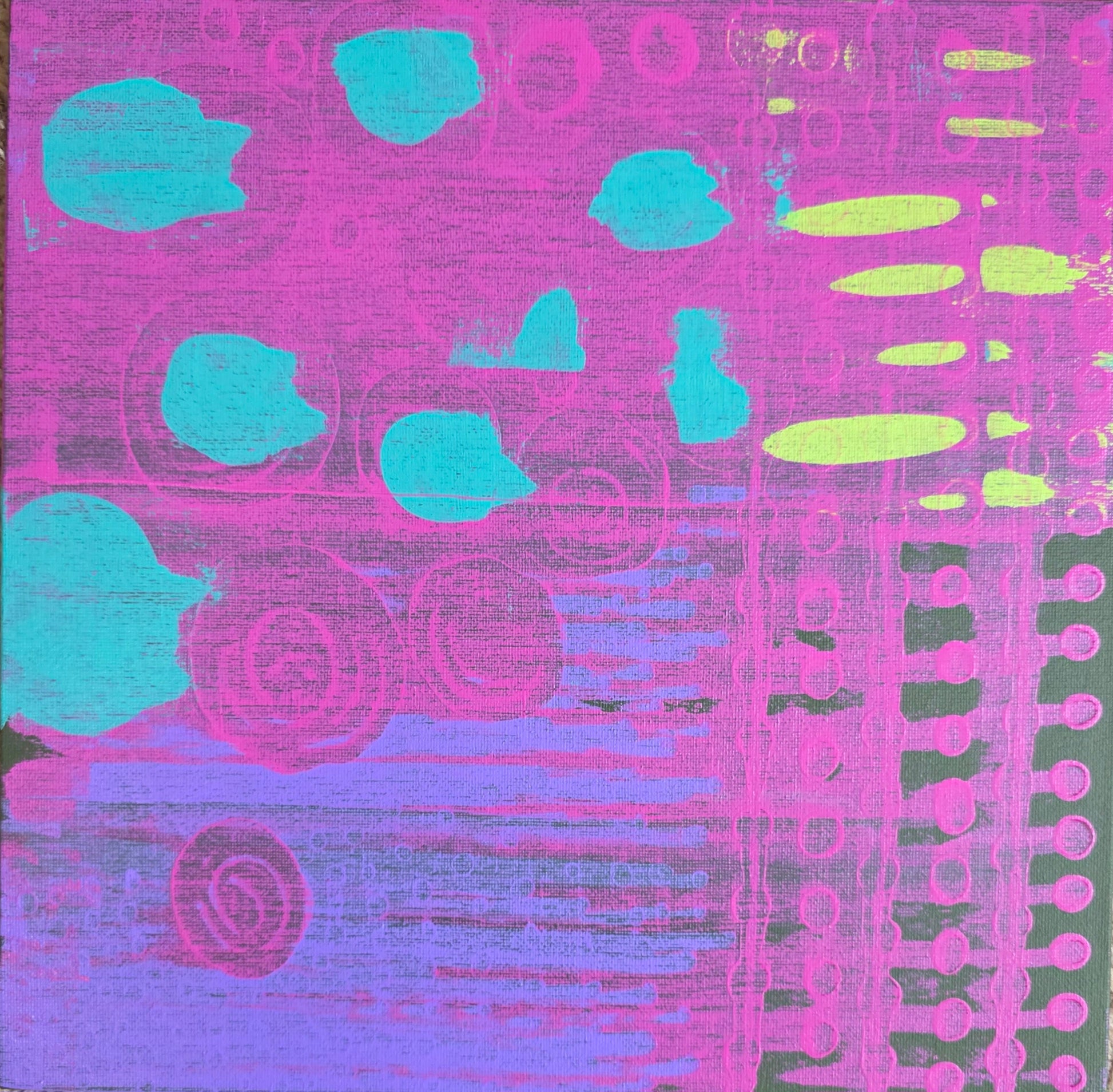 Dreaming | Expression Series | 12" x 12" | Acrylic on canvas board | 2025 | Unframed