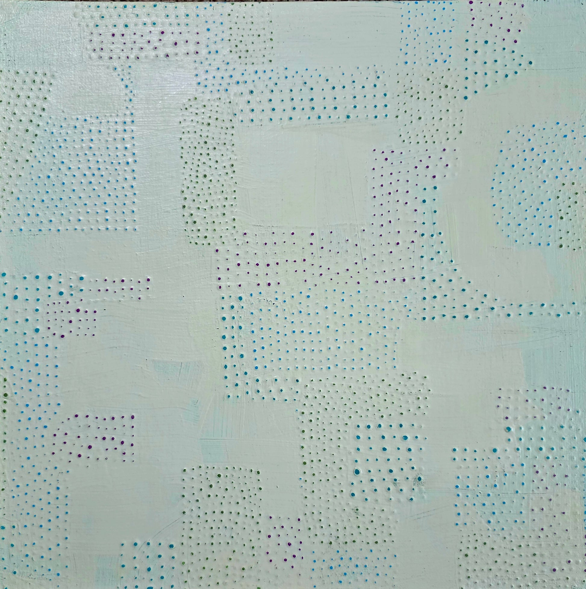 Introspection | Dot Series | 12" x 12" | Acrylic on canvas board | 2025 | Unframed